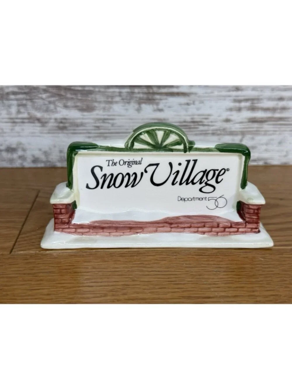 Department 56 The Original Snow Village 1977-1988 Promotional Sign